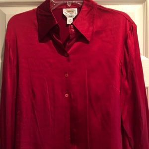 Women’s Talbots Silk Shirt Size 14
